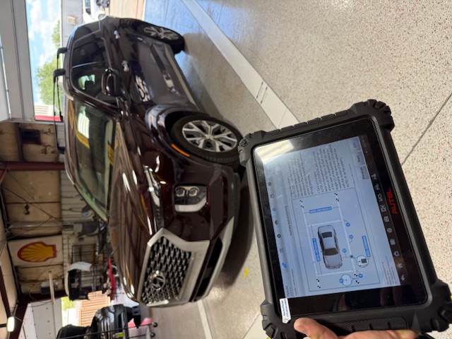 On-site calibration documentation photo